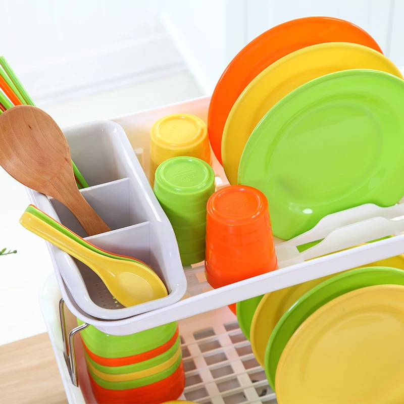 Low price dish drainer kitchen racks organizer over sink dish drying rack plastic kitchen item kitchen dish rack with sink