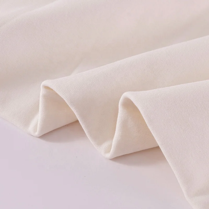 manufacturer wholesale high end fabric 92 cotton 8 spandex knitted fabric cotton spandex cloth fabric for T shirts