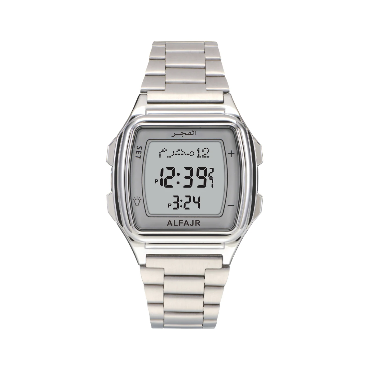 New Al Fajr Hand Watch Compass Waterproof Digital Azan Watches Unisex Fashion Sport Stop Watch WP-04