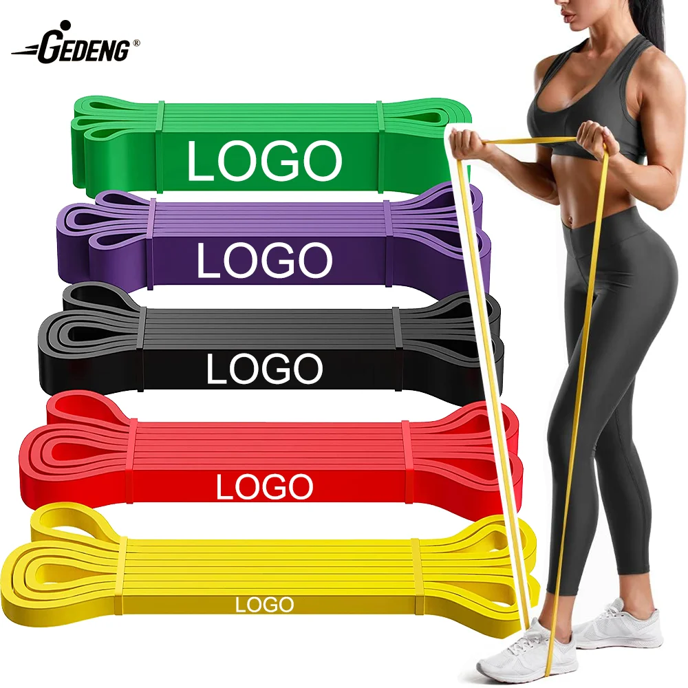 GEDENG Best quality wholesale Yoga training bands home workout elastic resistance exercise hip fitness pull up rope loop
