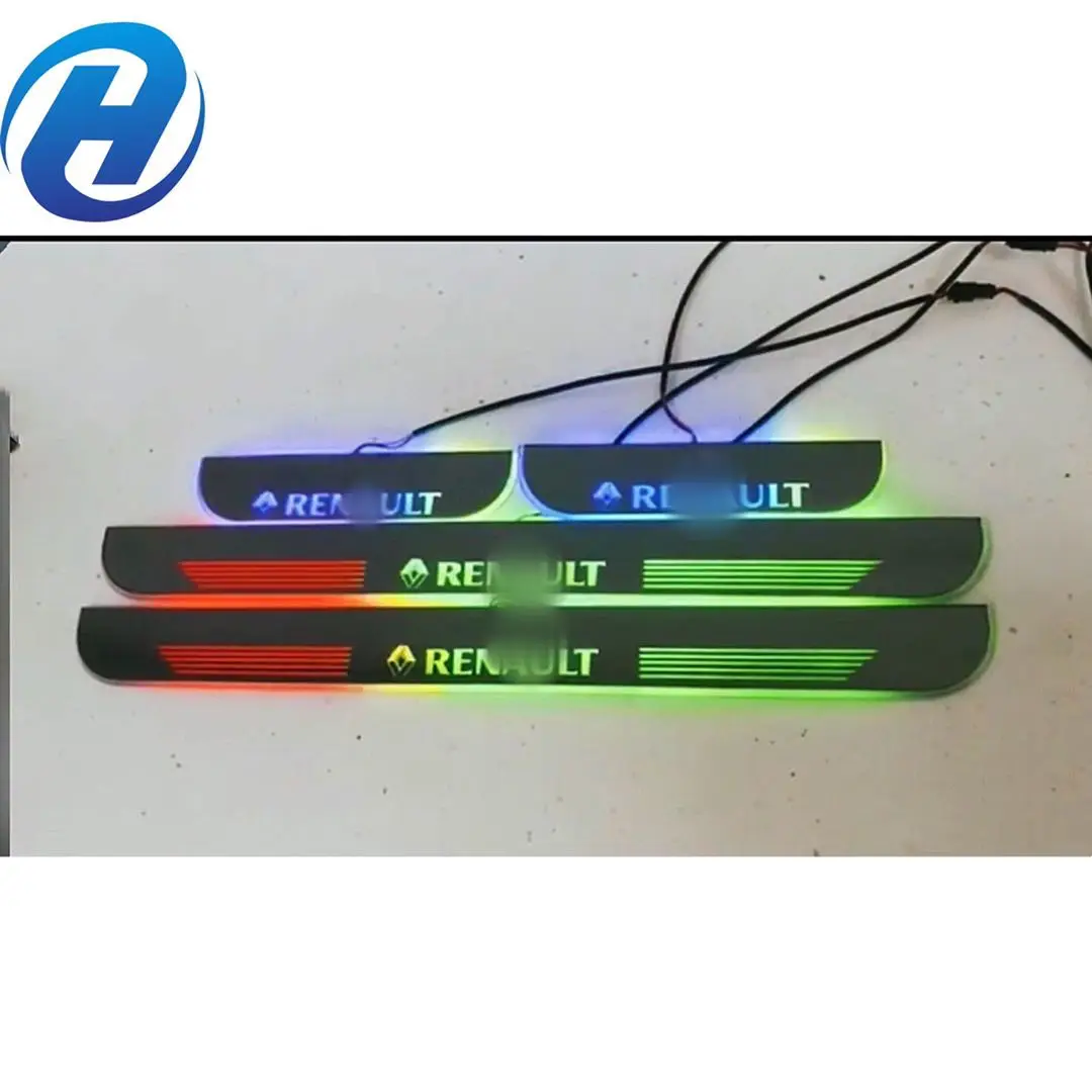 Fit for Toyota Voxy 70 Noah Moving Led Style Car Accessories Led Door Sill Plate