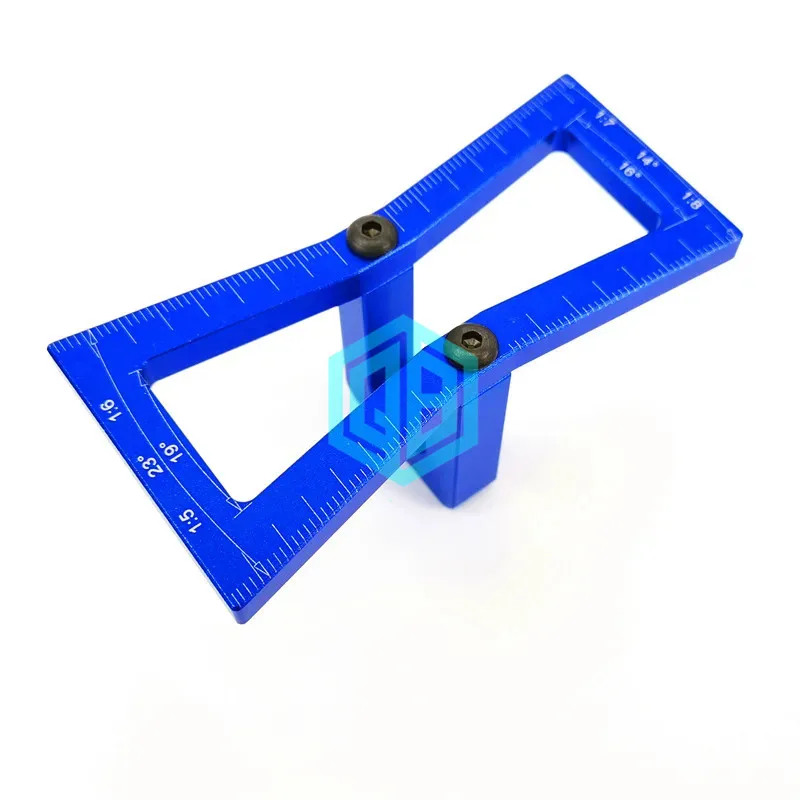 Customizable 1:5-1:6 1:7-1:8 Aluminum Alloy Dovetail Marker Jig Guide Scale Template Durable Wood Working Joints OEM Tools