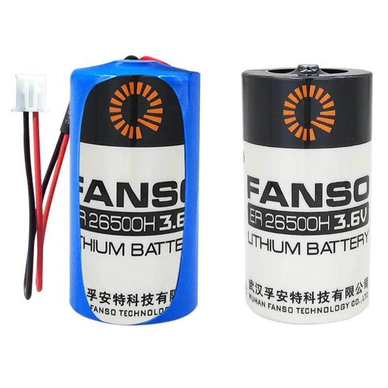FANSO ER26500H Smart Water Meter Flowmeter PLC IoT Equipment Type C 3.6V Lithium Battery Pack