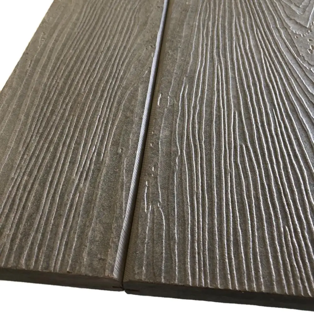 
Black walnut wood grain fiber cement board for decking floor system Energy Saving Weatherability Outdoor Application 