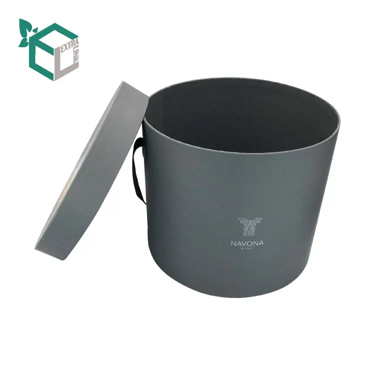 
Wholesale Custom Large Rigid Paper Round Flower Gift Box 