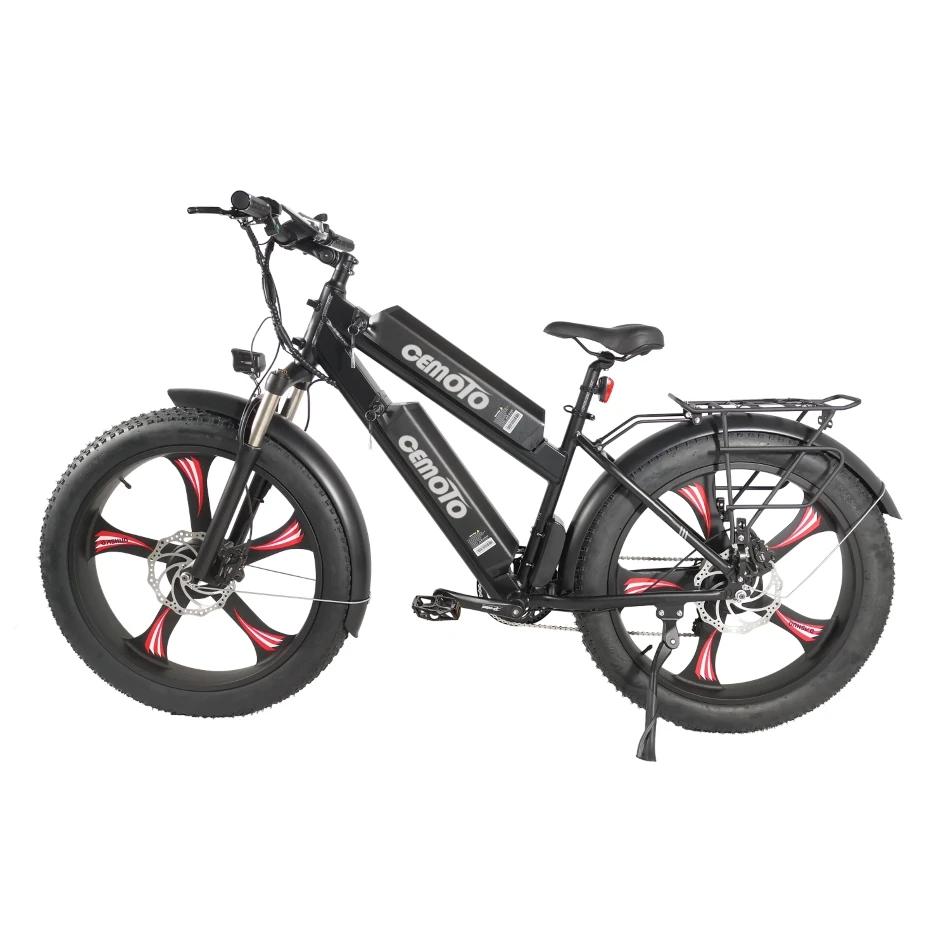 Best sale dual Motor 500W 26 Inch Fat tire Electric Bike  Exclusive Dual Batteries  48V 15.6AH lithium batteries