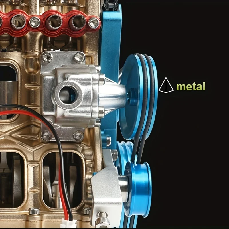 Механическая металлическая сборка DUKE BEAR HOME Teching V8 модель автомобиля «сделай сам» набор из 500 + шт. обучающих экспериментов игрушка