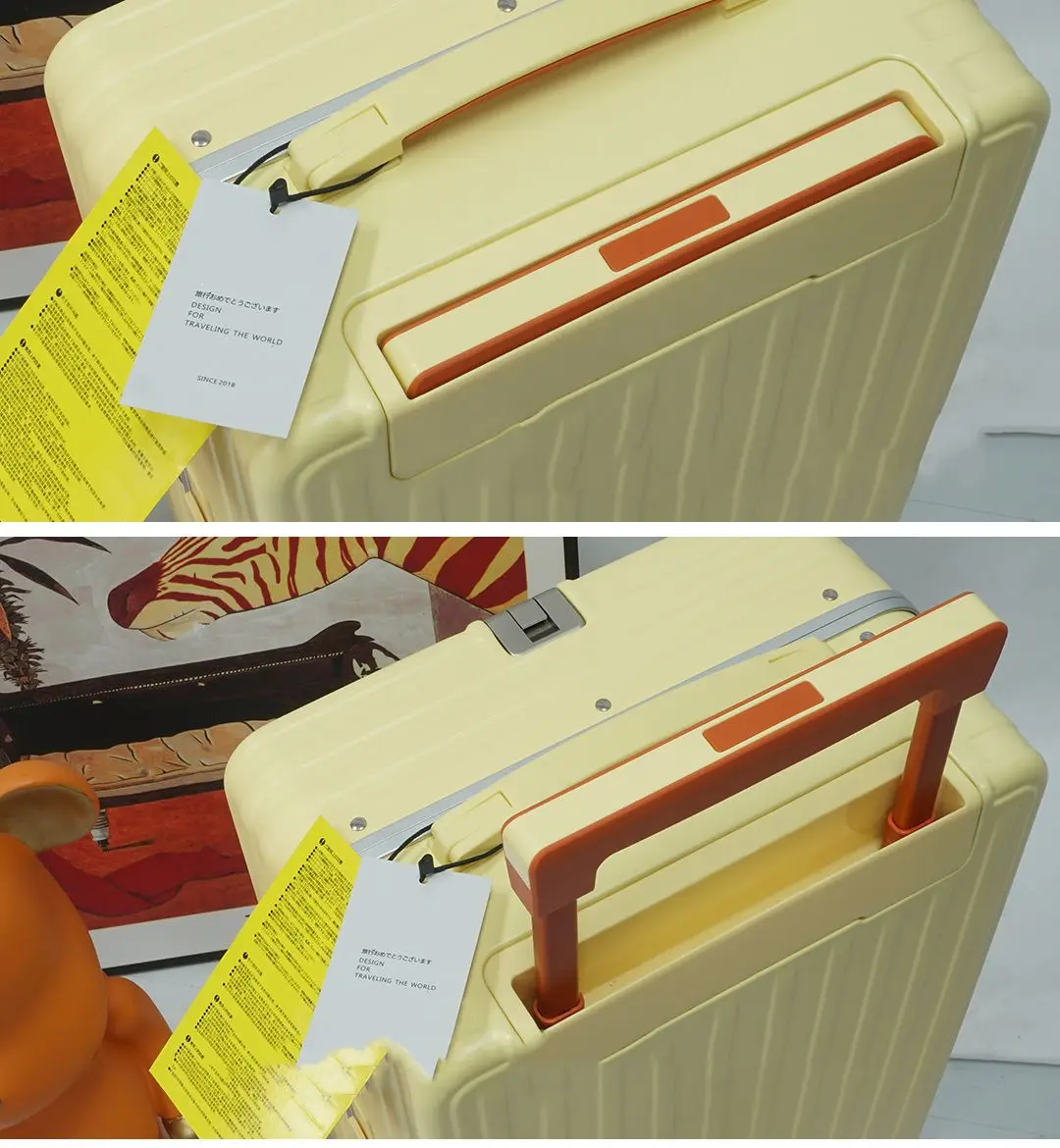 Free sample Suitcase with tsa lock 360 degree universal wheels Suitcase travel trolley luggage sets with tsa lock zipper less