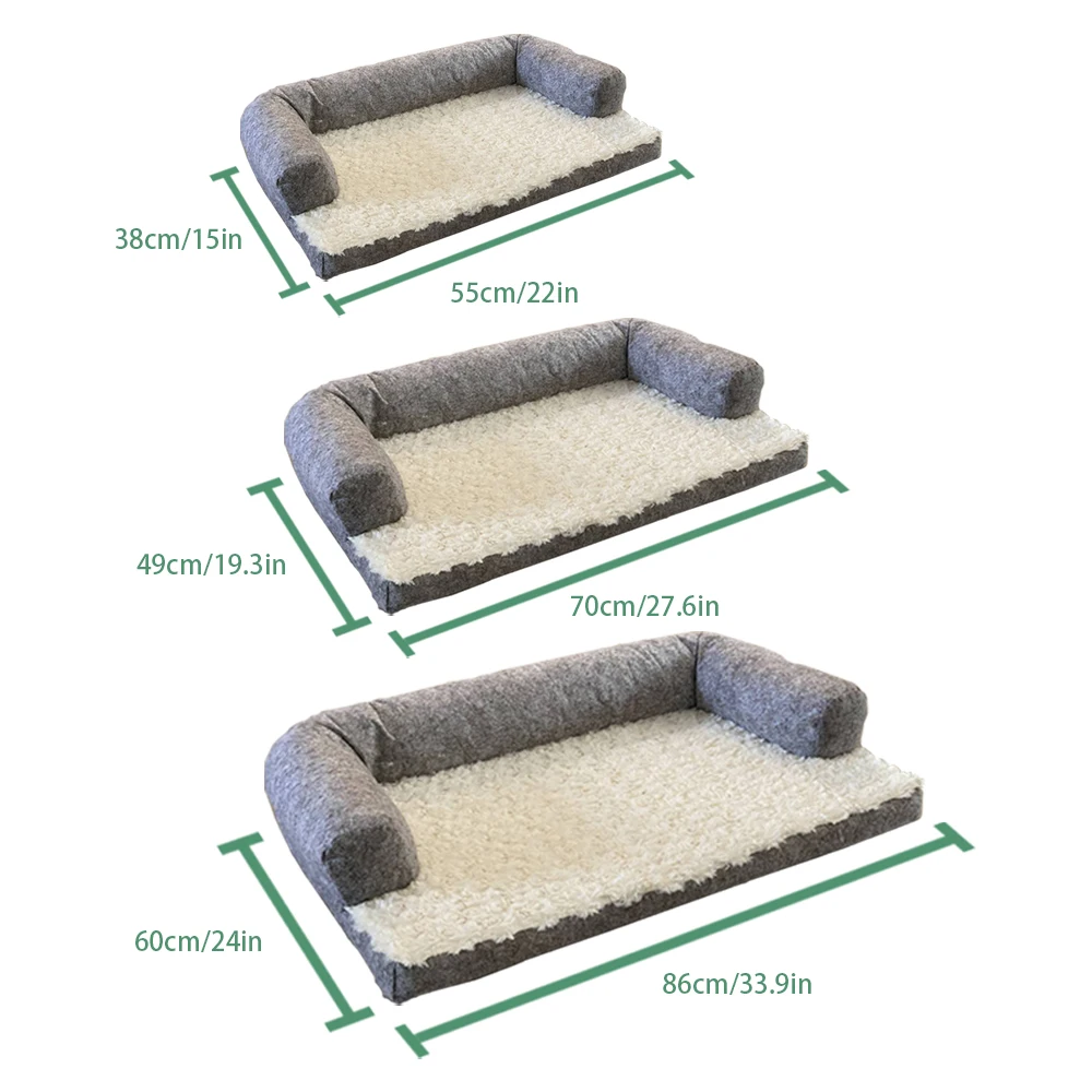 
Orthopedic Lounge Sofa Pet Dog Bed Factory Removable Cover Non-woven 2.5-5