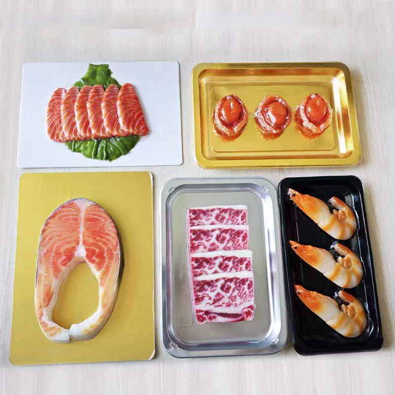 cardboard seafood vacuum freshness paste body board gold abalone sea cucumber steak packaging cardboard trays