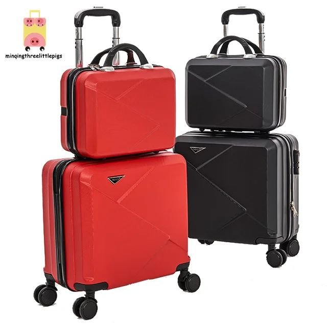 Mother and child wholesale 14 18 Hardcase Travel Trolley Luggage Sets foldable luxury suitcase