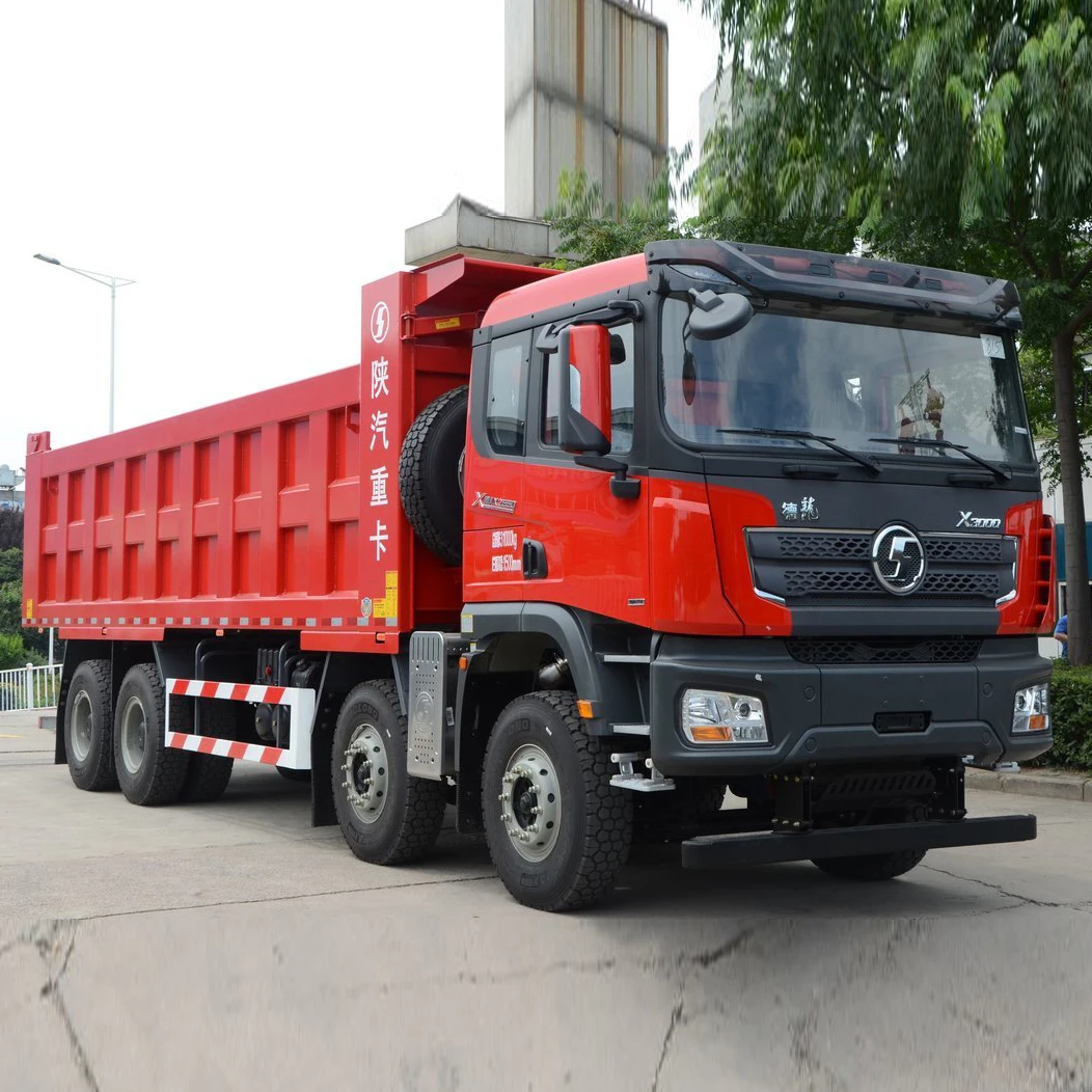 Heavy duty truck Shacman Delong 8x4 used tipper truck 40 ton dump truck 12 wheels for sale