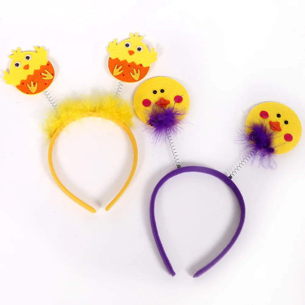 New Design Hot Sell Cheap Price Easter Decorations Hairband Bunny Egg Kids Cute Party Decoration Easter Headband