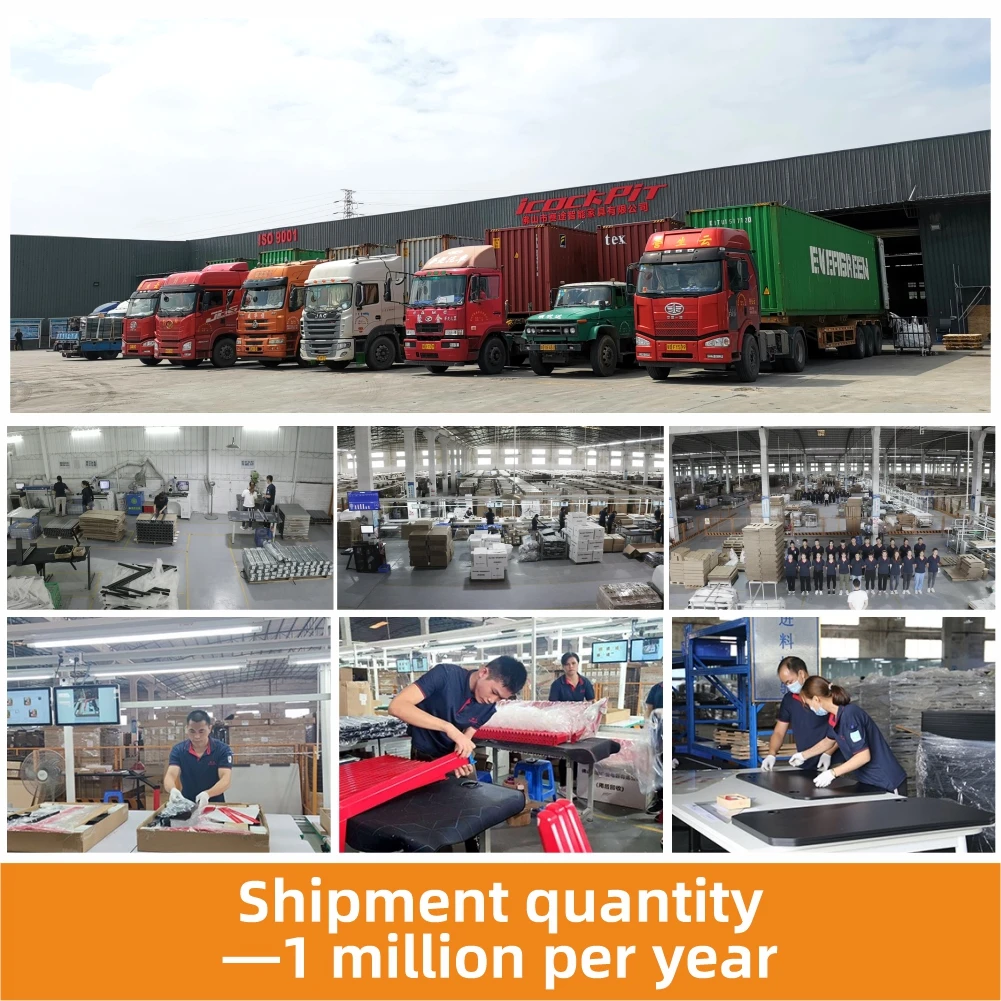 Модернизированный Профессиональный Эргономичный игровой компьютерный стол icquicпита для ПК гонок с RGB-подсветкой киберспорта