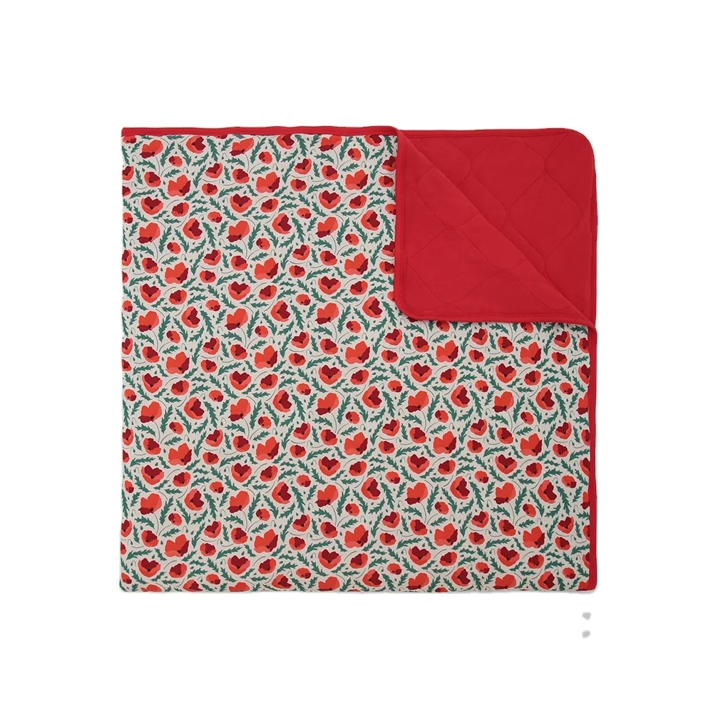 Winter Double Layer Ruffle Style Baby Swaddle Blanket Knitted Fabric & Bamboo Material Warm for Newborns Infant Toddler Girls