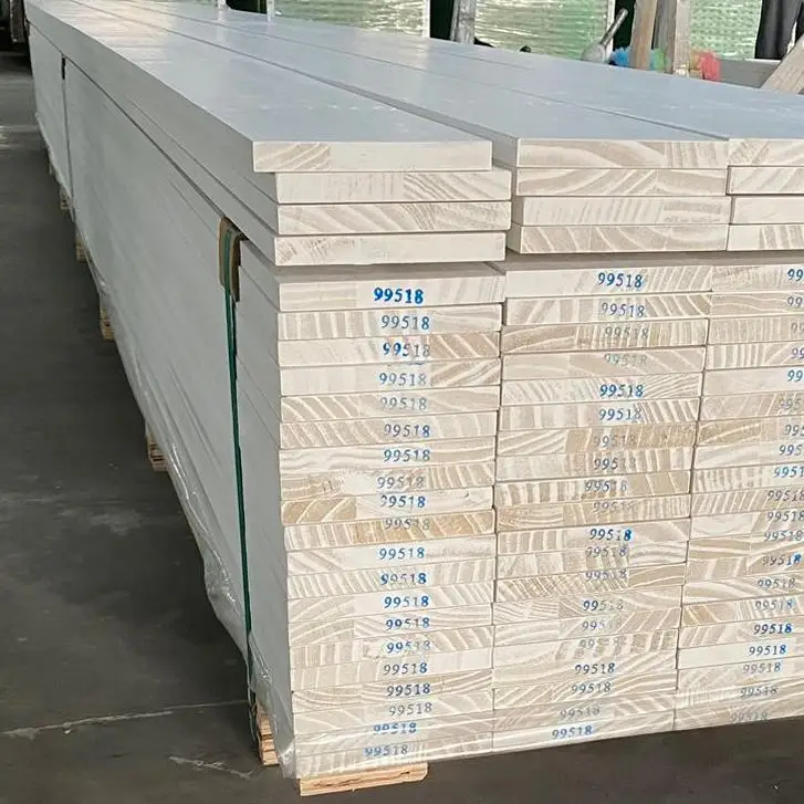 White Prime Radiata Pine Finger Joint Thickness 16.67mm 11/16inch S3S S4S Trim Board