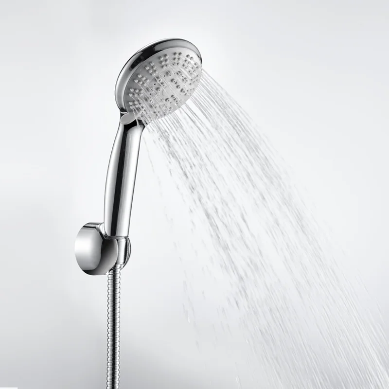 Single Lever Exposed Surface Wall Mounted Shower Faucet Mixer Taps With Handheld Shower