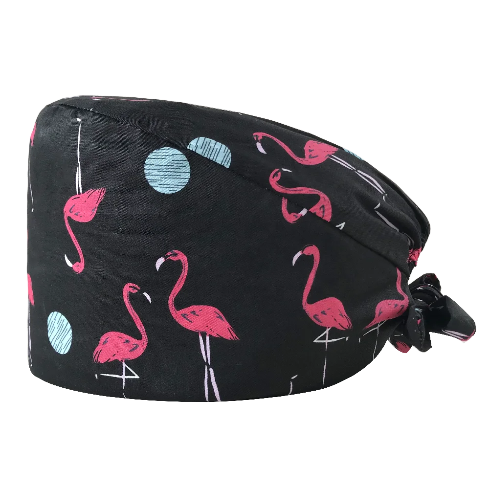The Best Hospital doctor nursing  printed Medical scrubs  Breathable cotton dentist pet vet lab work Surgical hat