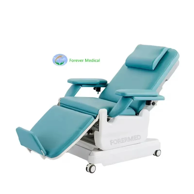 Hemodialysis Machine 3 Section Integrated  Electric Blood Collection Chair Blood Purify Chair Dialysis Chair