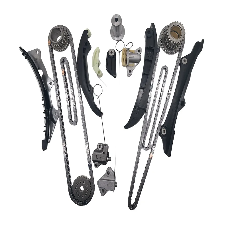 5184352AF 13pcs Timing Chain Tensioner Rail Kit For Chrysler Jeep Ram 1500 Wrangler 3.6/2011-2017 Grand Cherokee 3.0L 3.6 V6 ERB