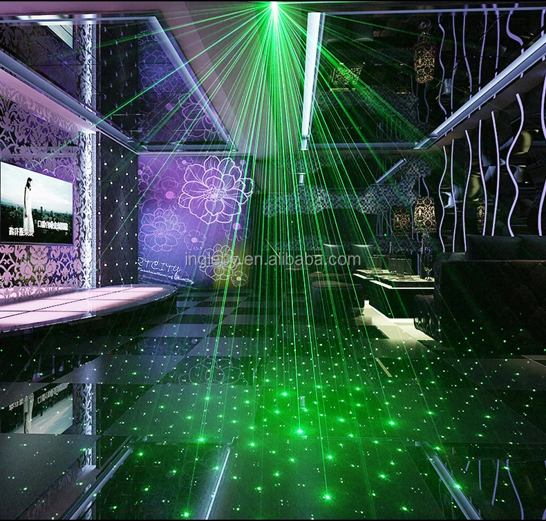 latest products Red green laser+ blue LED stage lighting DJ party nightclub mini laser show projector light Disco