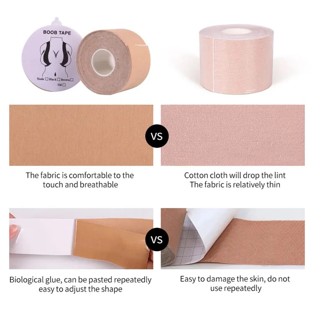 Breast Lift Stickers Bra Tape Boob Up Invisible Fit 3D Nipple Cover Breast Protector