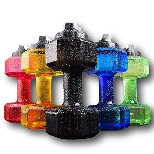 Custom Logo Colorful half gallon bpa free water bottle dumbbell gym water bottles