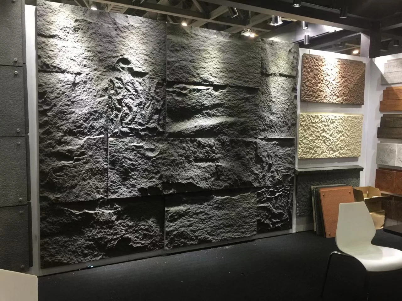 Pu Stone Wall Panel Waterproof Cultural Skin Mushroom Stone Polyurethane Artificial Stone