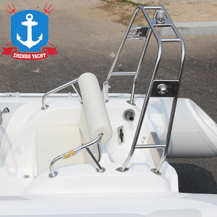 2024 ZHENBO kayak boat fishing 13ft zodiac boat with trailer 3.9m seven capability drift rigid inflatable boat