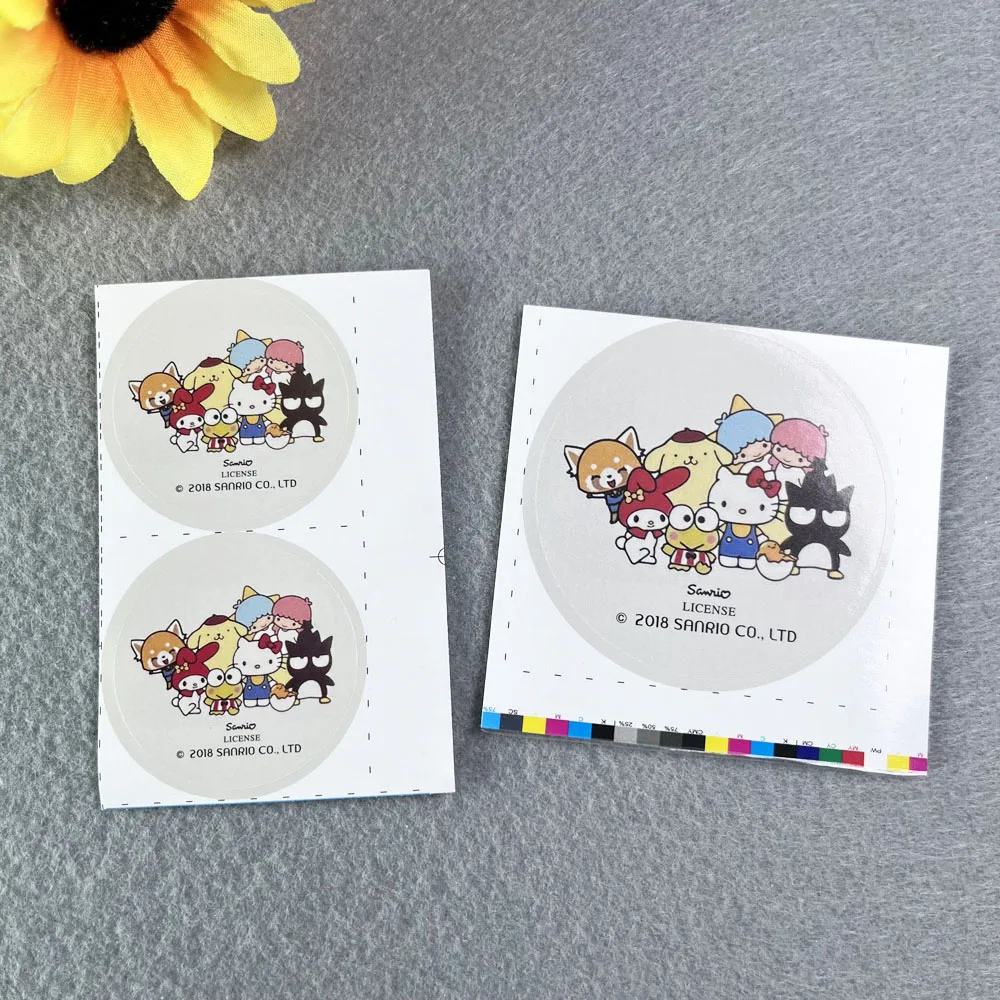 Custom Wholesale Printed Logo Paper  Custom Waterproof Sticker Fashion Design Round Sticker for Small Business