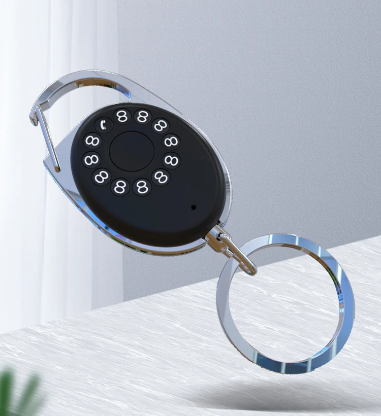 Mini Smart Anti Lost Device Two-way Reminder Precise Positioning Selfie Function Keychain Wireless Tracking Locator Tracker