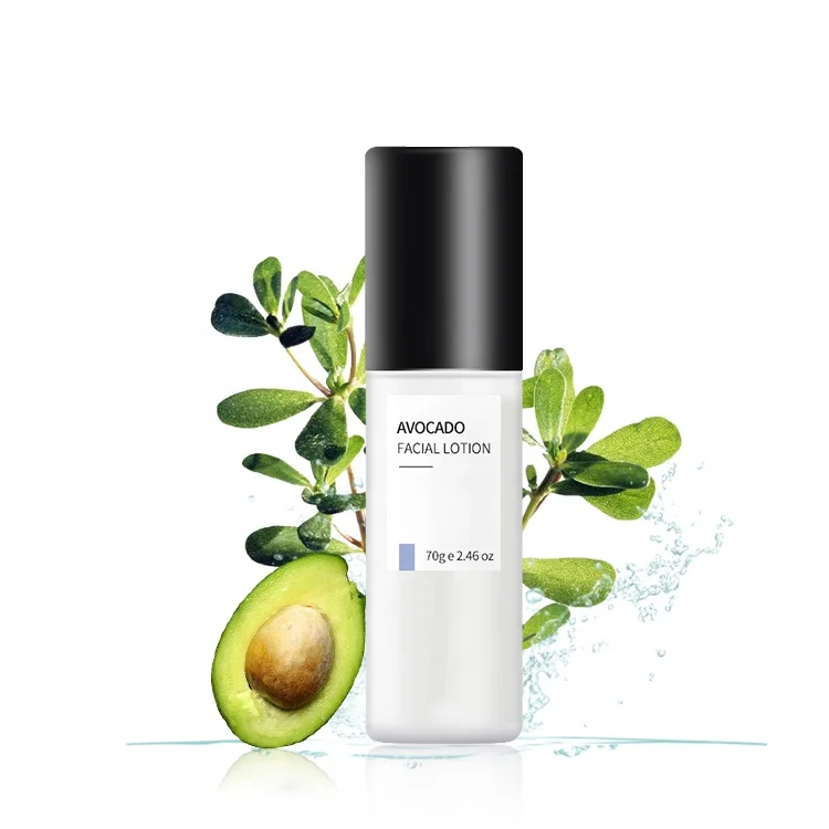 Custom Logo Korean Moisturizing Avocado Lotion Repair Face Lotion Korea Best Face Lotion for Oily Skin