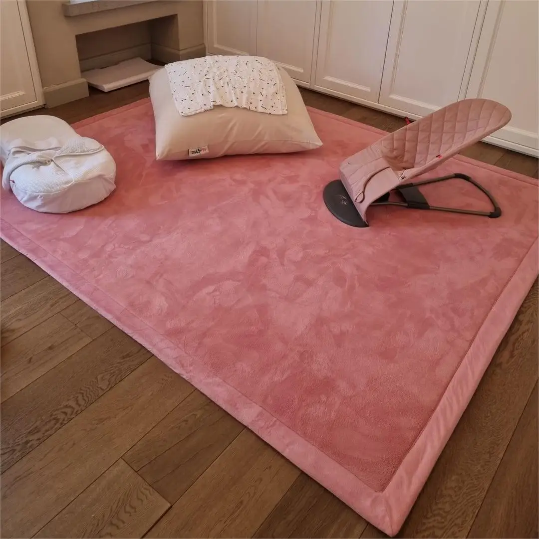 New Coral Velvet Stunning Muscle Relax Rug No Shedding Memory Foam Bay Window Mat Modern Childproof Thick Tatami Kids Play Mat