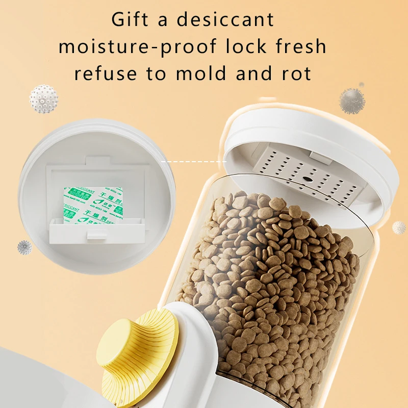 Hanging Cage Automatic Pet Drinker and Feeder Cat Dog Water Fountain Set Supplies