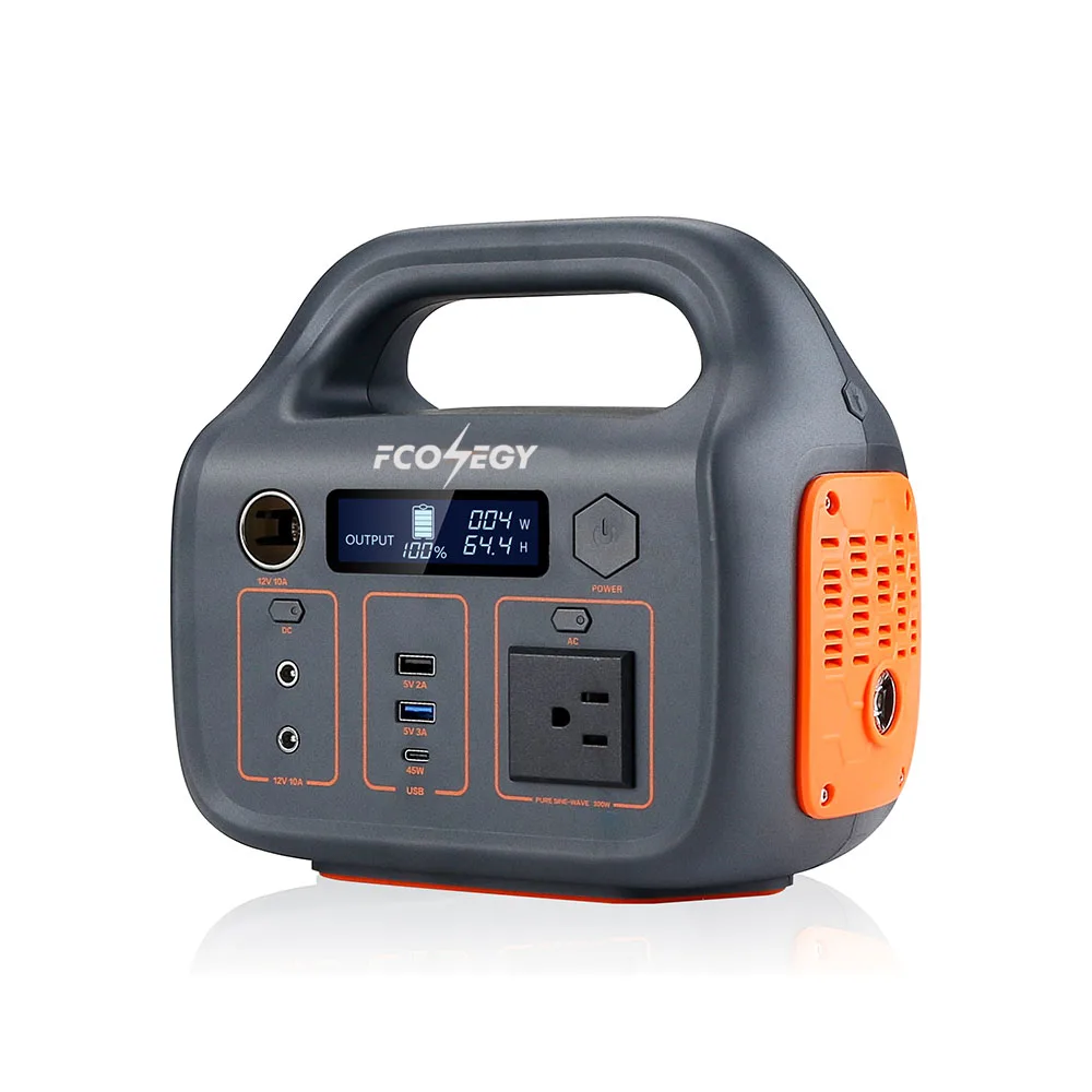 FC-P300 300W открытый электростанция AC/выхода постоянного тока портативный мобильный Кемпинг батарея солнечный генератор