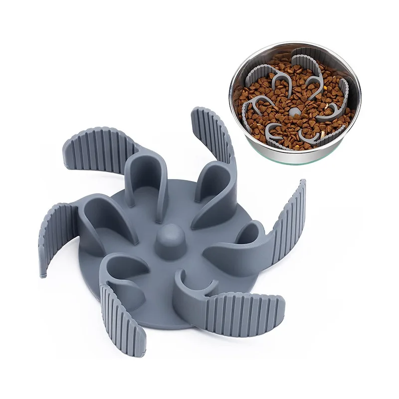 Suction cup rotary slow food bowl can be cut pet licking pad dog silicone cat slow food water digestion