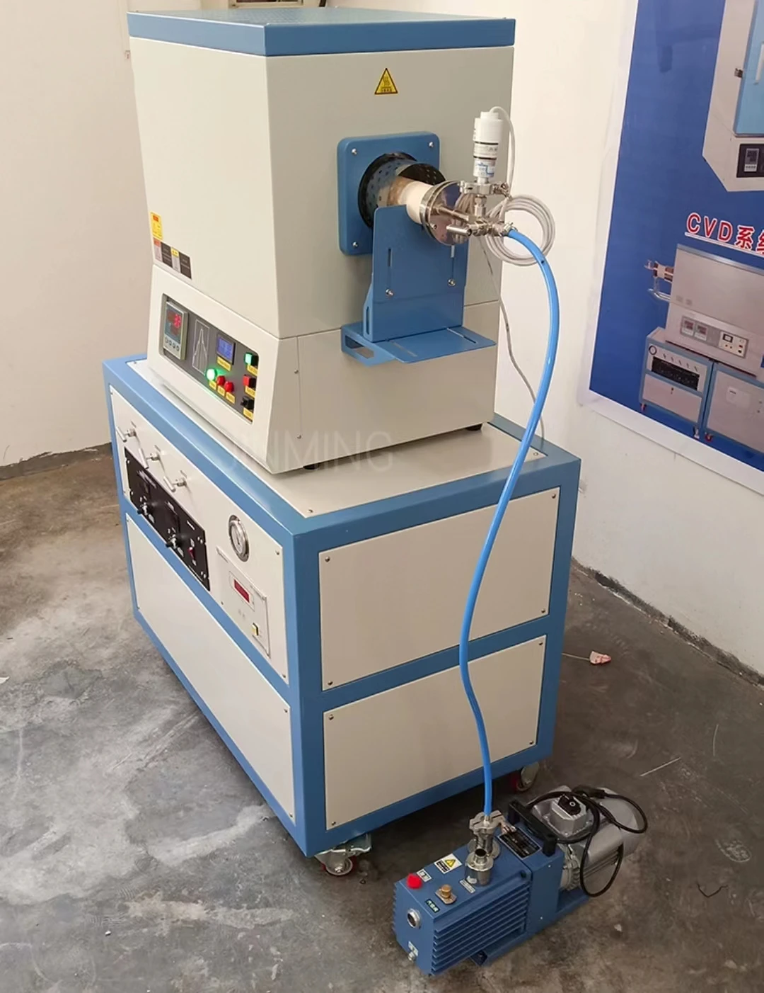 Thin film growing furnace small lab PVD coating furnace machine Mini CVD Tube furnace