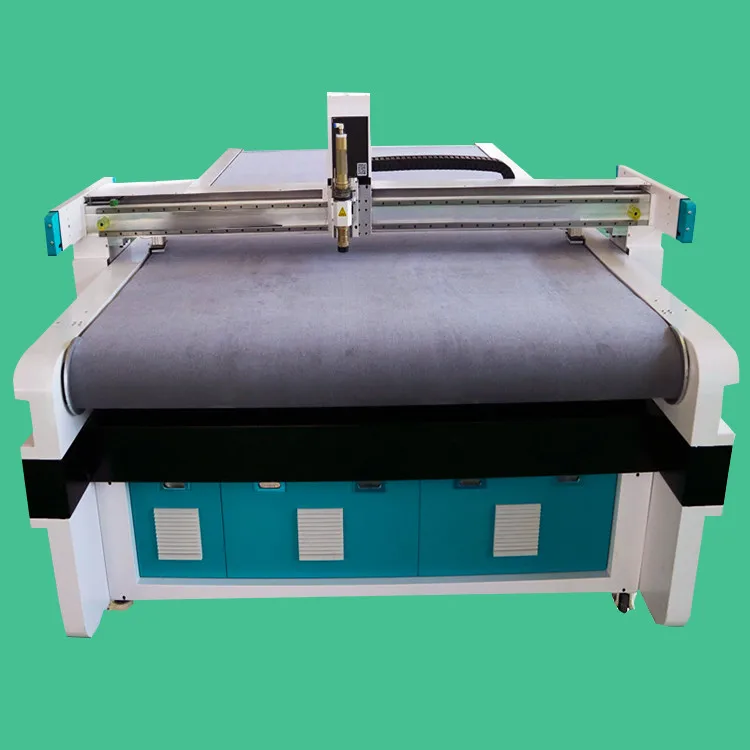 Digital vibrating knife cutter cnc floor carpet cutting machine