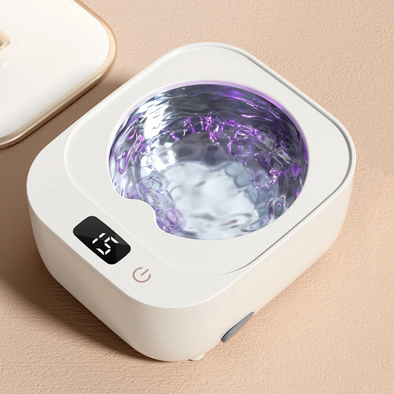 Household Portable UV Ultrasonic Cleaner Bath for Jewelry Watch Glasses Lenses Dental retainers Makeup Brushes Cleaning Machine