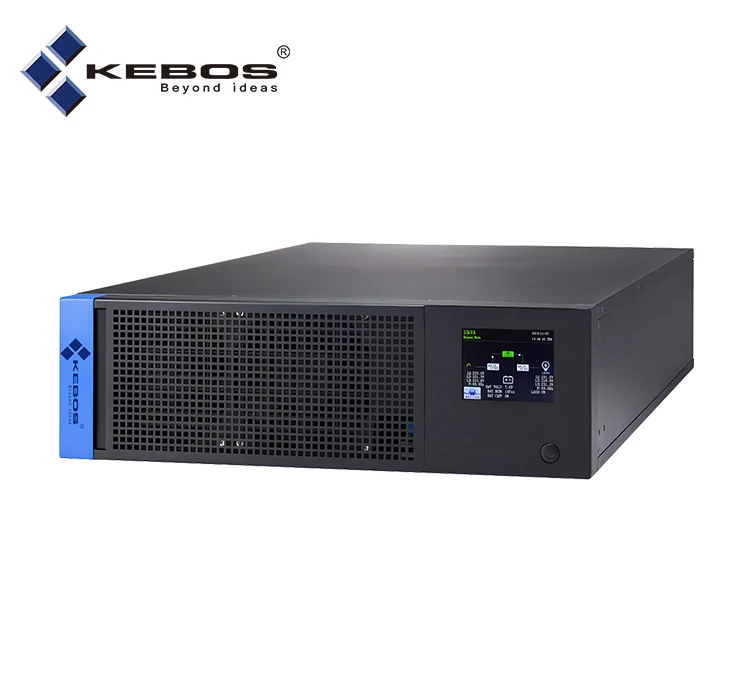 KRD33-7.5KL трехфазный резервный источник питания для SNMP 7 5 кВт Двойное преобразование онлайн-крепление в стойку с умным RS-232 USB