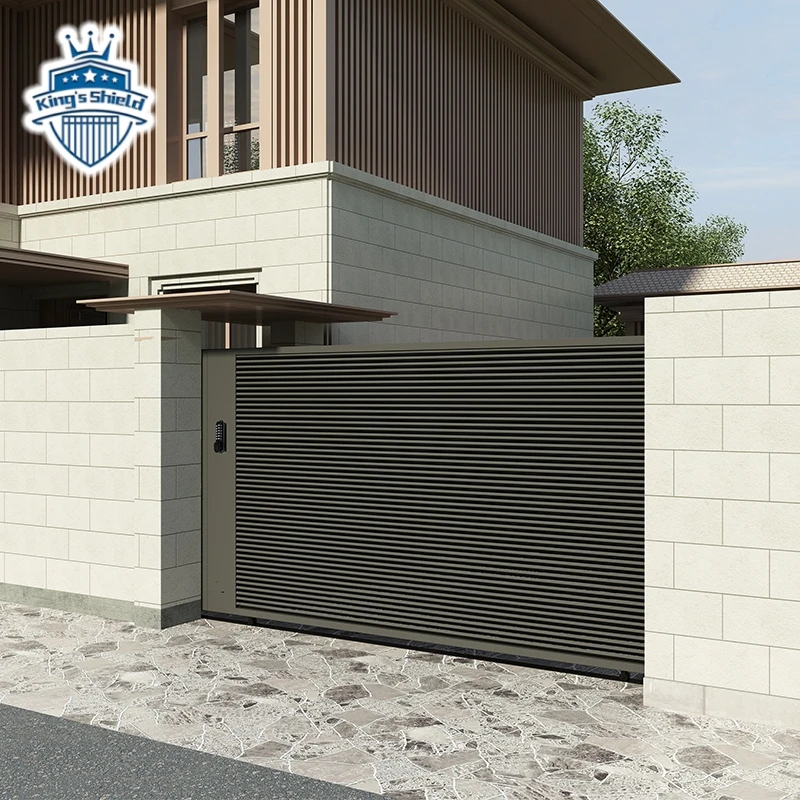 High Quality Electric Sliding Gate main gate designs Aluminium Sliding Gate For Houses