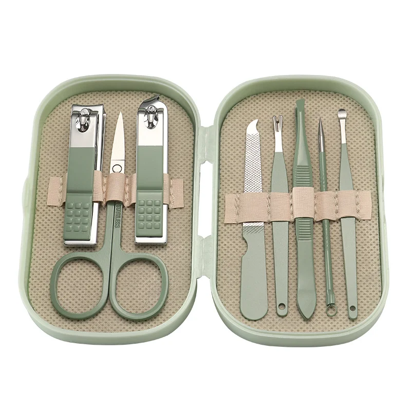 Professional 8 in 1 Macaron Care Nail Set 18 in 1 Pedicure & Manicure Beauty Tools PP gift box nail clipper set