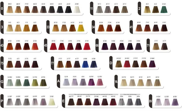 Hot Selling Professional Salon Permanent amonia free hair color types of hair dyes italian