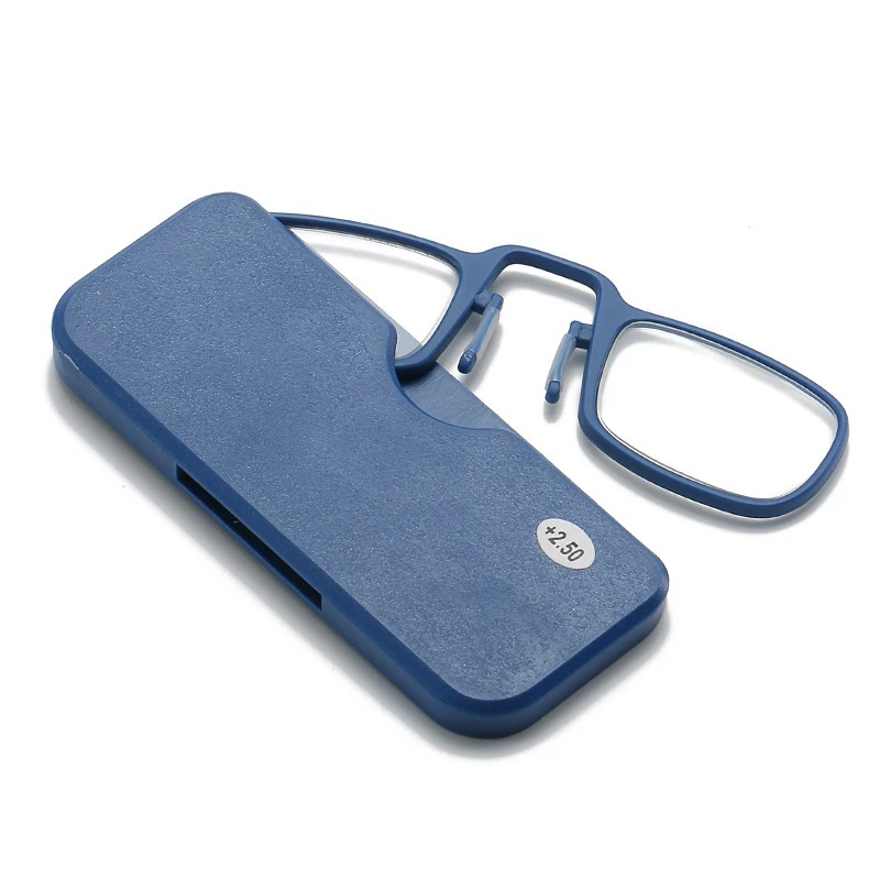 
Hot Sale Comfortable Stick Mobile Phone Silicon Clip On Nose Pad Reading Glasses 