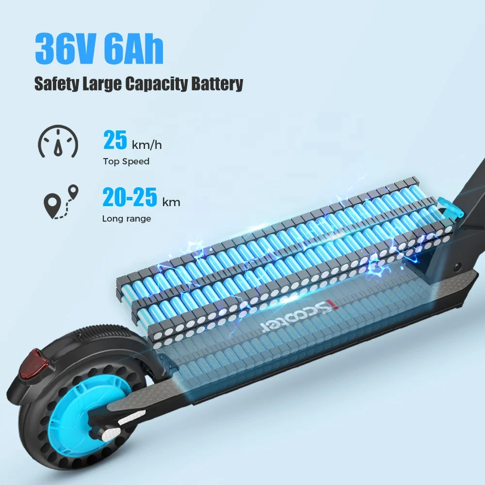 I8 350 Вт электрический скутер 6Ah 25 км/ч 8.'шины сверхбольшой дальности