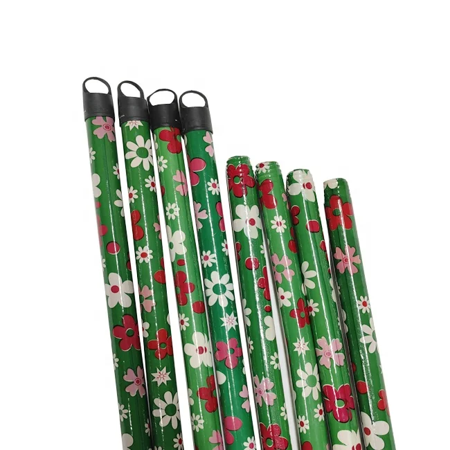 Eucalyptus  Beautiful Flowers PVC Coated Wooden Broom Handle
