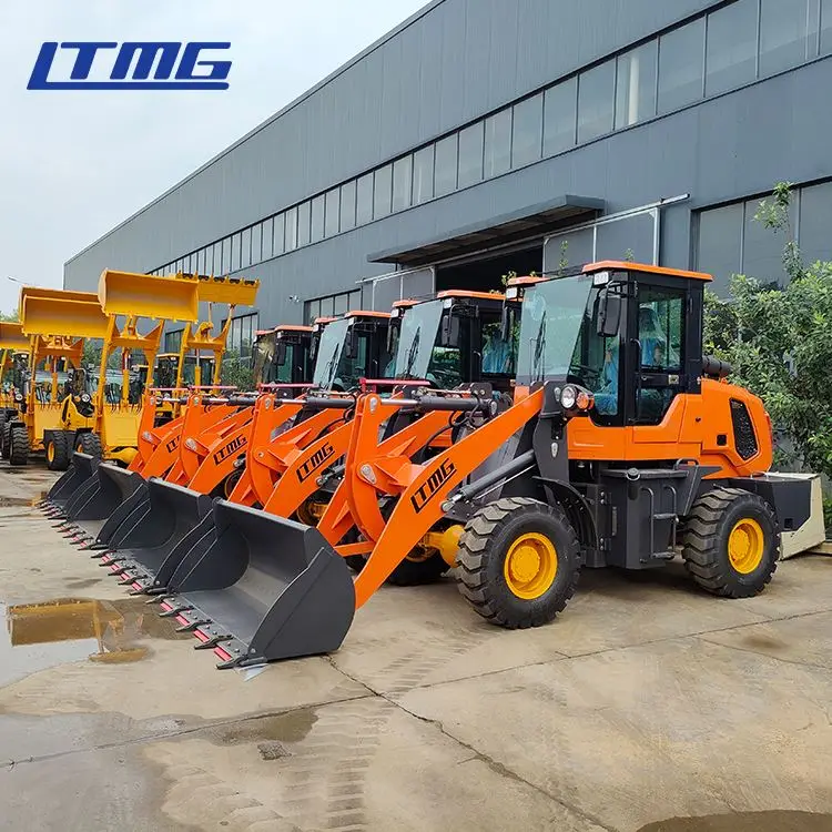 LTMG boom loader zl910 zl920 mini radlader cargador 1ton 2 ton 1000kg 2000kg  front end mini articulating wheel loader