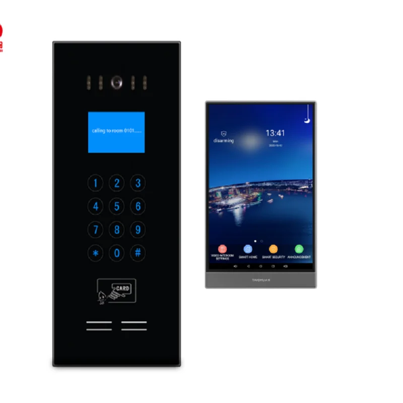 TCP IP Video Intercom System Indoor Monitor With WiFi Connect Smart Home Platform Video Door Phone