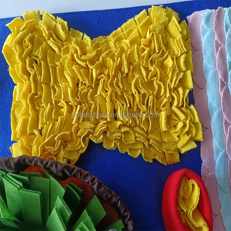 Dog Snuffle Mat Pet Puzzle Toy Activity Carpet Blanket Feeding Mat Sniffing Training Pad For Dogs