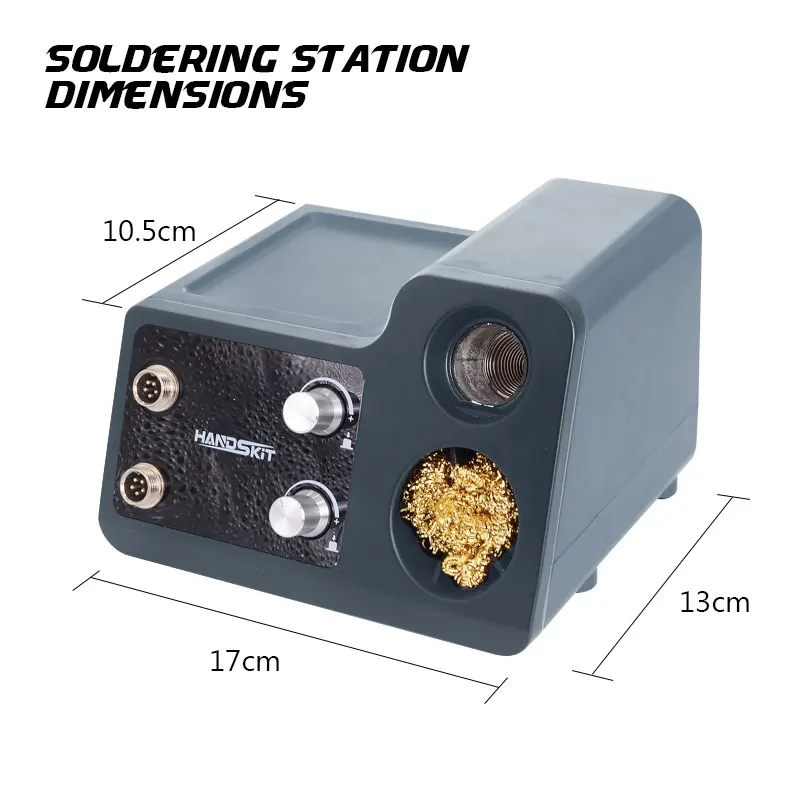 handskit T2102    Soldering Station Dual Handle Solder iron OLED Digital Adjustment Auto Sleep SMD Rework Repair JBC 115 Welding